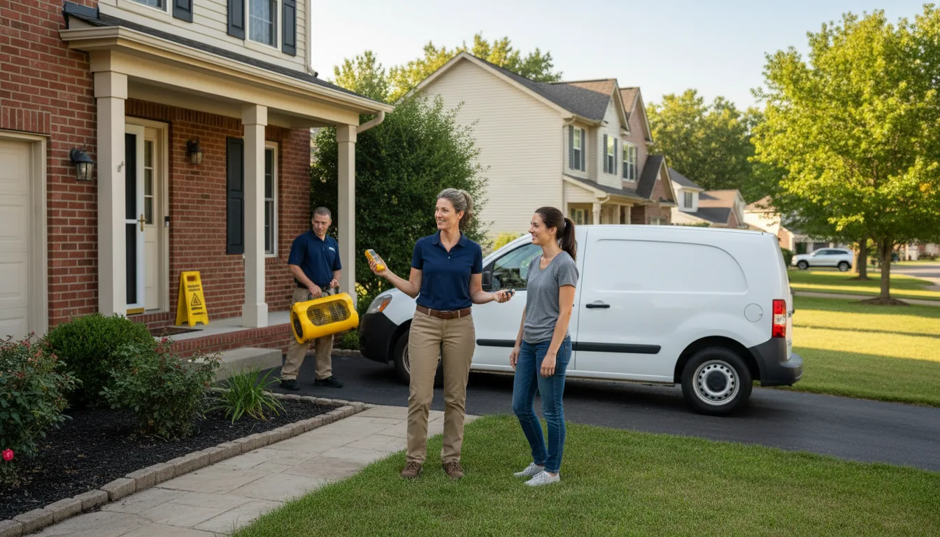 Water restoration image for Water Damage & Restoration Services in High Bridge, NJ